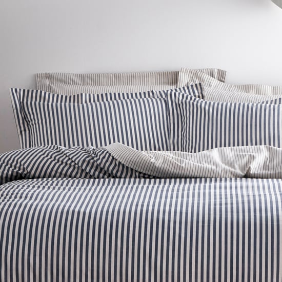 Hebden Duvet Set Navy/Grey - Image 2