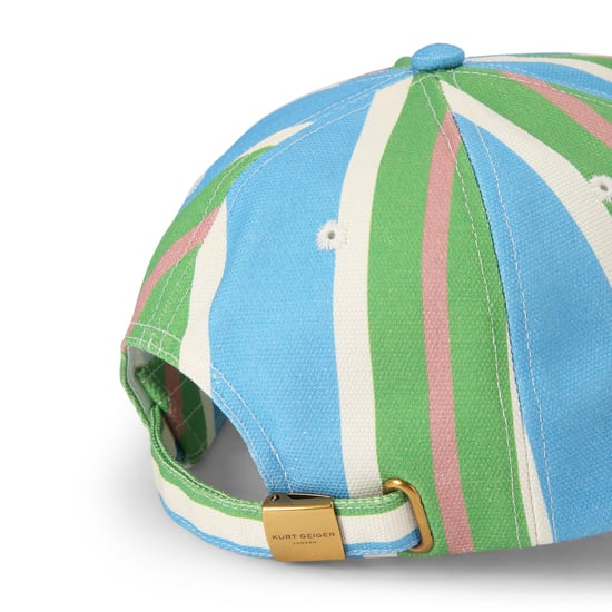 Kurt Geiger London Canvas Kc Embroidered Cap Hat - Image 3
