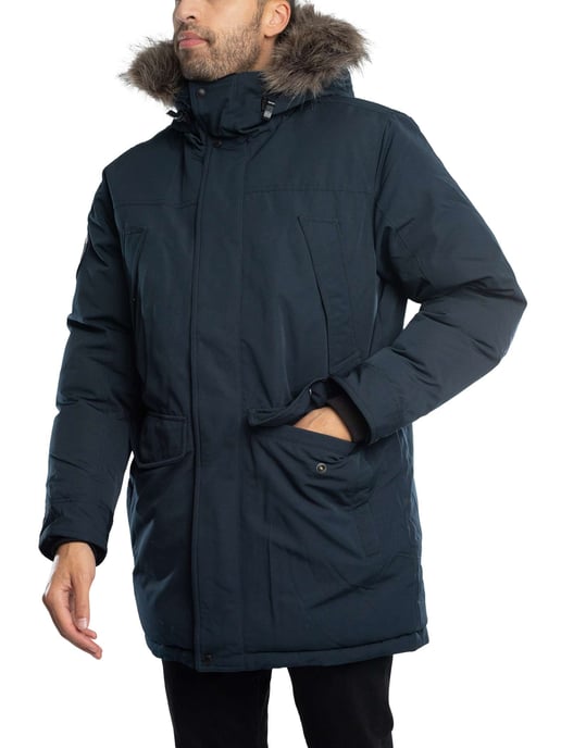 Superdry Everest Faux Parka-Jas, Blauw - Image 2
