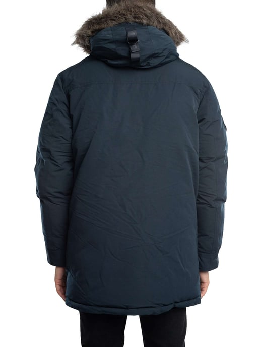 Superdry Everest Faux Parka-Jas, Blauw - Image 3