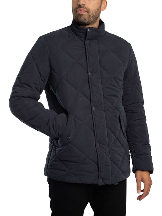 Barbour Winter Chelsea Quilted Jacket, Blue - Image 1