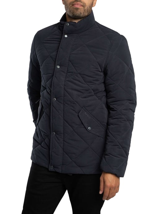 Barbour Winter Chelsea Quilted Jacket, Blue - Image 2
