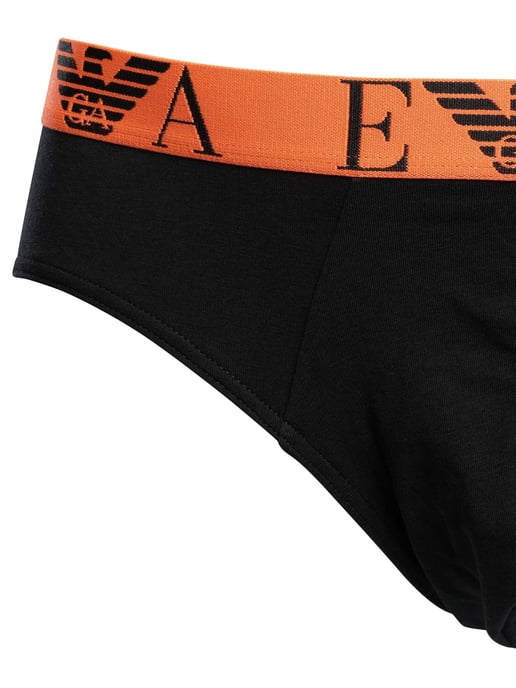 Emporio Armani 3-Paks Briefs, Zwart - Image 3