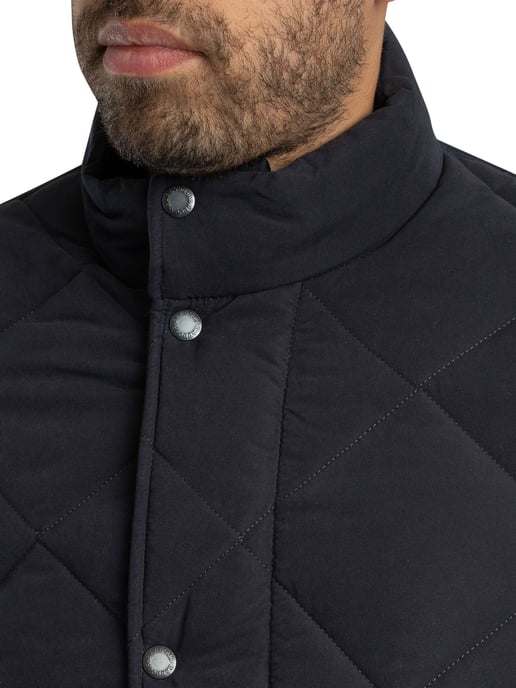 Barbour Winter Chelsea Quilted Jacket, Blue - Image 5
