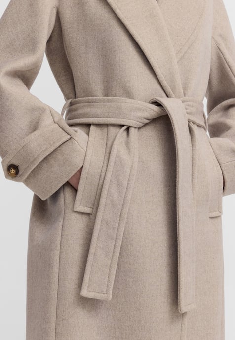 Bugatti Damen Oversized trenchcoat van wolmix - Image 4