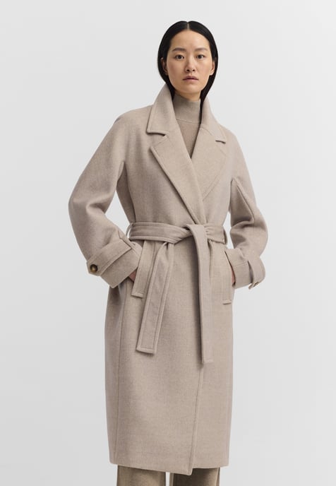 Bugatti Damen Oversized trenchcoat van wolmix - Image 5