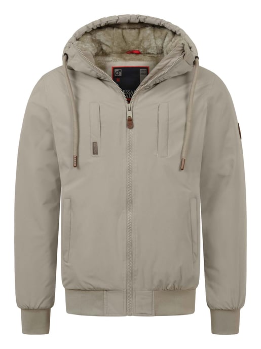 Alessandro Salvarini men’s winter jacket AS-320 with teddy lining & hood – warm & stylish - Image 1