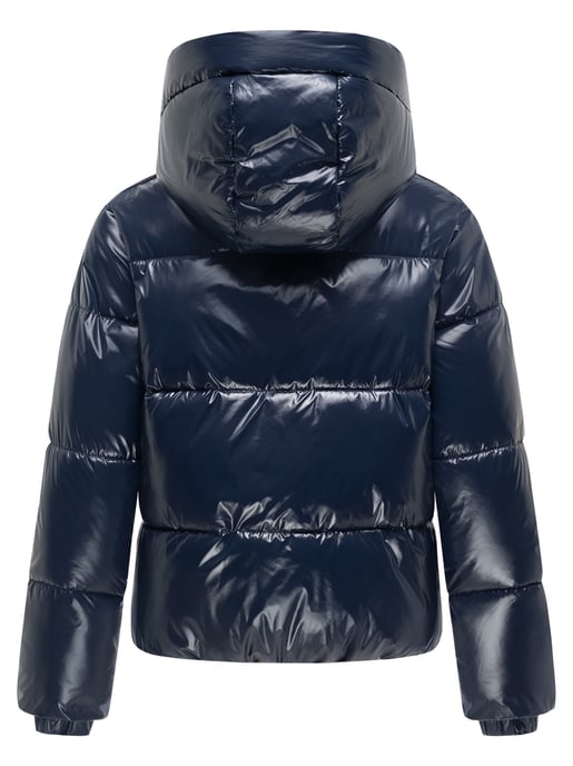 Marikoo women’s quilted winter jacket Skyraa with hood & shiny design - Image 5