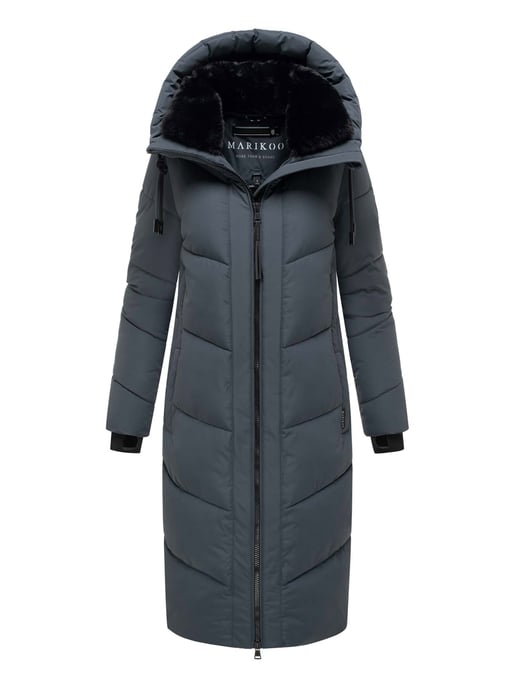 Marikoo Nadaree women’s winter coat – long, warm & hooded - Image 1