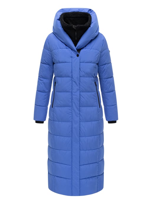 Marikoo women’s quilted coat Pakoraa with detachable teddy collar - Image 2