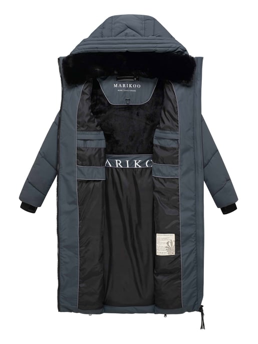 Marikoo Nadaree women’s winter coat – long, warm & hooded - Image 6