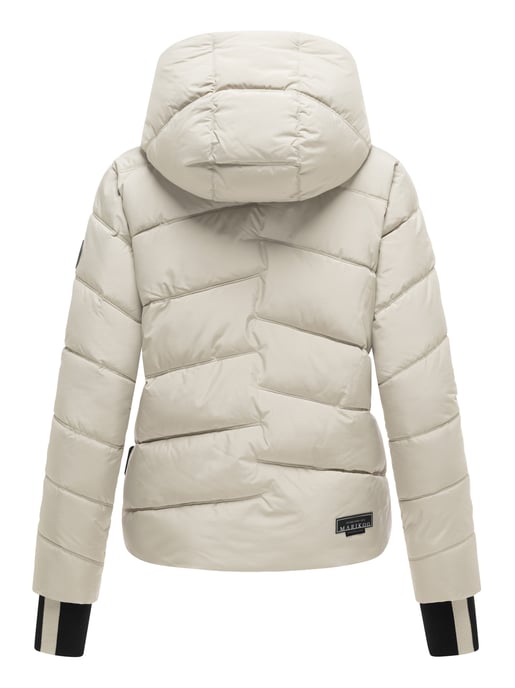 Marikoo women’s quilted jacket Yukanii with hood & feminine fit - Image 4