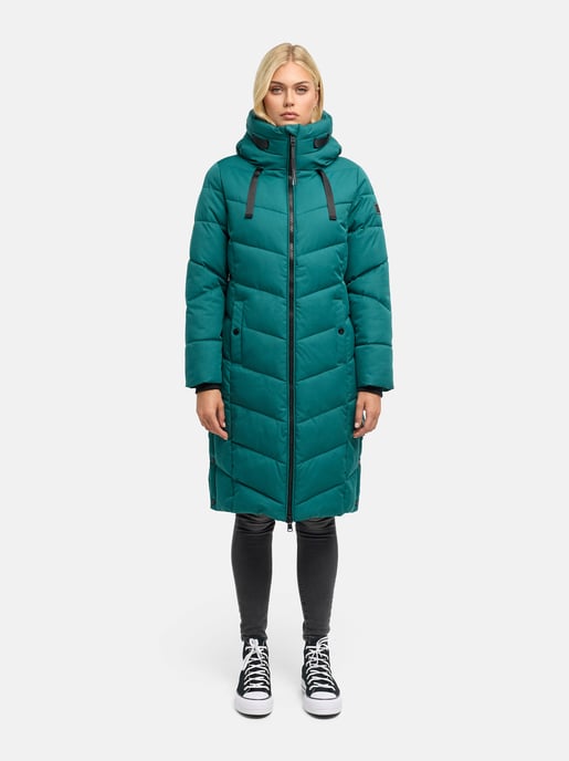 Navahoo Smacking Bear Women's Winter Quilted Coat – warm & elegant - Image 6