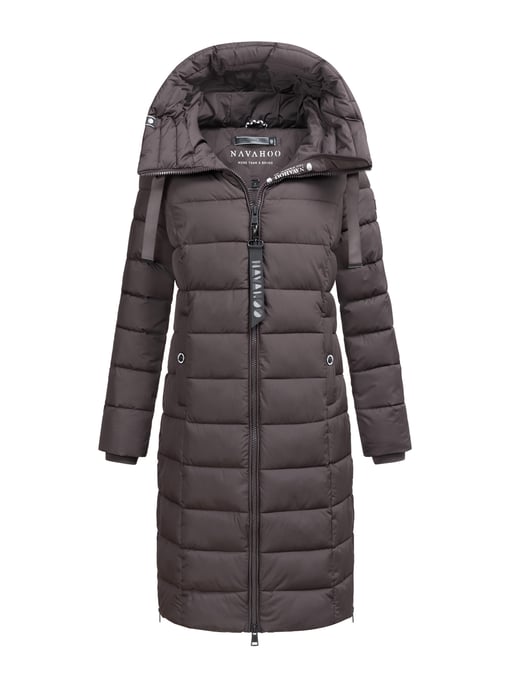 Navahoo Mondmädchen Women’s Winter Quilted Coat with Hood and Fleece Lining - Image 1
