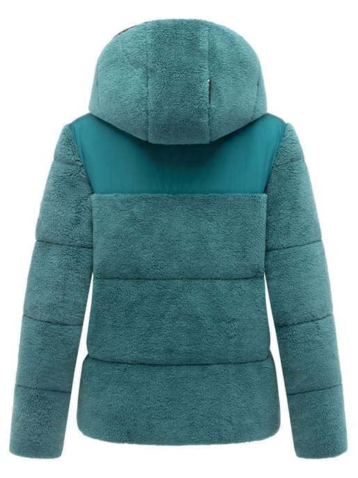 Marikoo dames teddy puffer jas met capuchon – model Kaguraa - Image 5