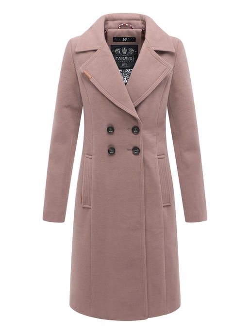 Navahoo Dames Trenchcoat Wooly – Premium Wintermantel met Elegante Pasvorm - Image 1