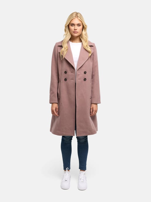 Navahoo Dames Trenchcoat Wooly – Premium Wintermantel met Elegante Pasvorm - Image 6