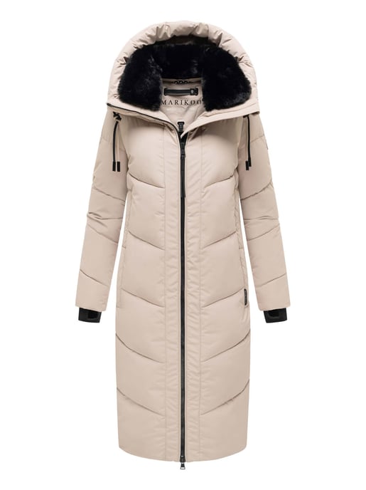 Marikoo Nadaree women’s winter coat – long, warm & hooded - Image 1