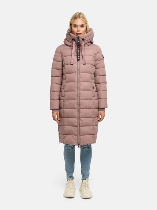 Navahoo Mondmädchen Women’s Winter Quilted Coat with Hood and Fleece Lining - Image 6