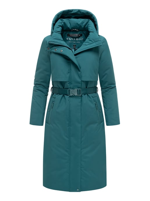 Navahoo dames winterparka WALDBUMMLER – weerbestendig & stijlvol met tailleceintuur - Image 1