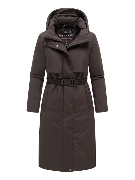 Navahoo dames winterparka WALDBUMMLER – weerbestendig & stijlvol met tailleceintuur - Image 1