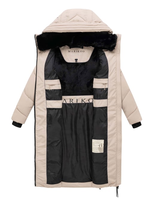 Marikoo Nadaree women’s winter coat – long, warm & hooded - Image 6