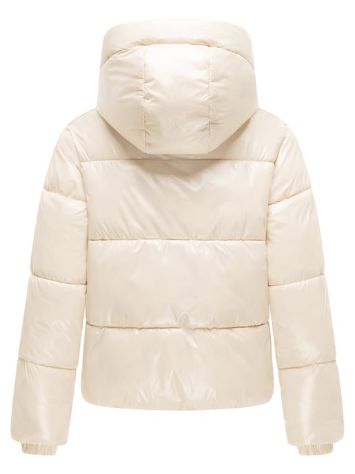 Marikoo women’s quilted winter jacket Skyraa with hood & shiny design - Image 5