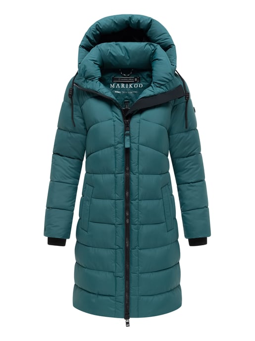 Marikoo women’s winter coat Kaltnäschen with detachable hood - Image 1