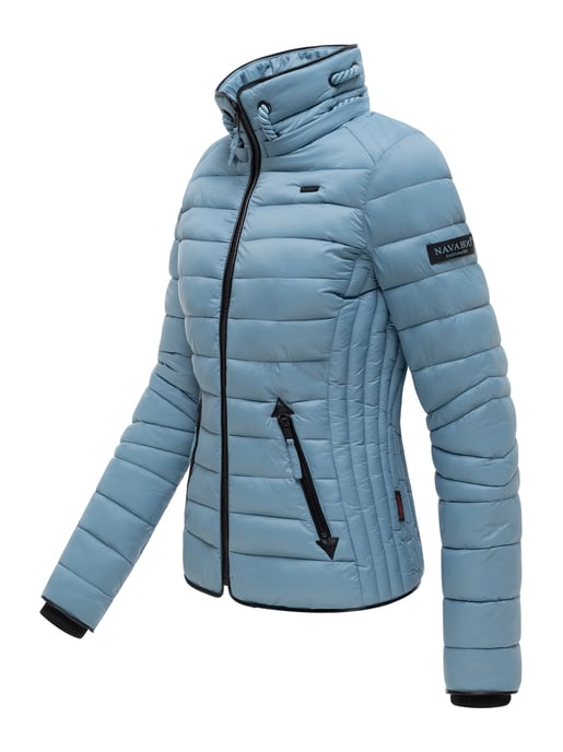Navahoo Women’s Quilted Jacket Lulana – Lightweight, Trendy & Detachable Hood - Image 2