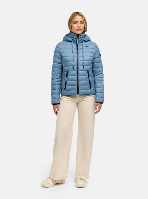 Navahoo Women’s Quilted Jacket Lulana – Lightweight, Trendy & Detachable Hood - Image 5