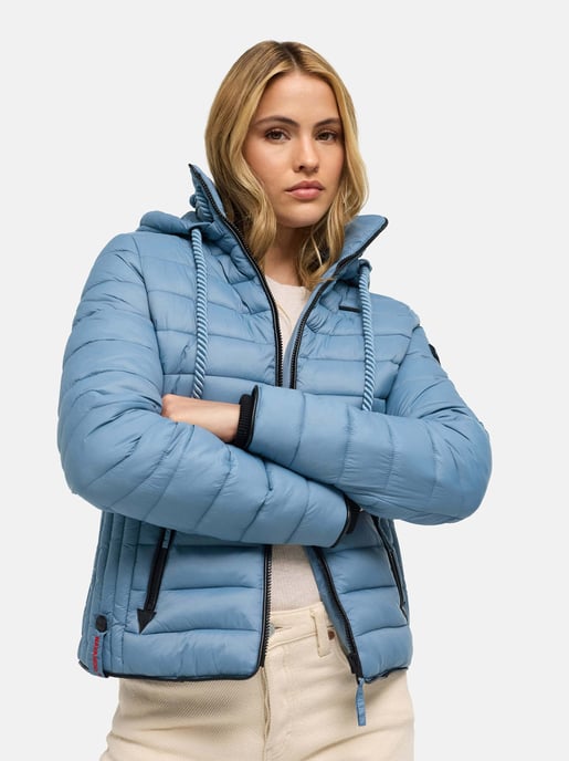 Navahoo Women’s Quilted Jacket Lulana – Lightweight, Trendy & Detachable Hood - Image 6