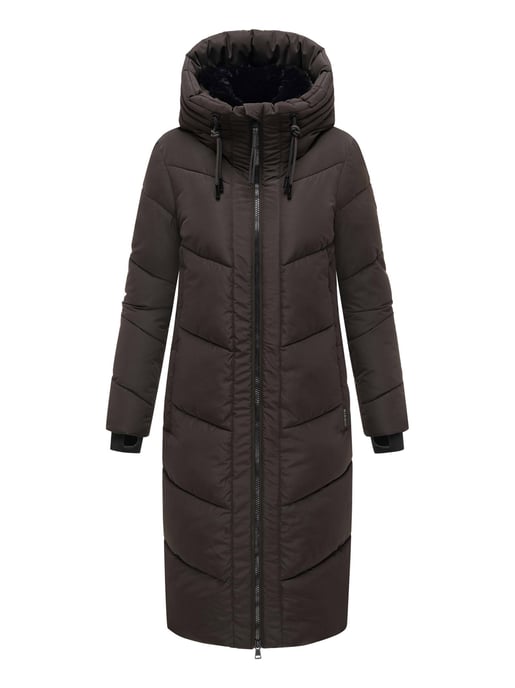 Marikoo Nadaree dames winterjas – lang, warm & met capuchon - Image 2