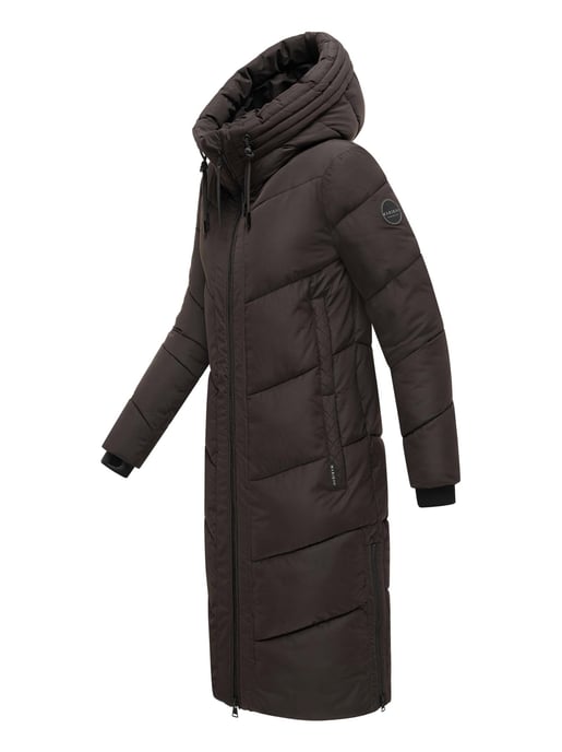 Marikoo Nadaree dames winterjas – lang, warm & met capuchon - Image 4