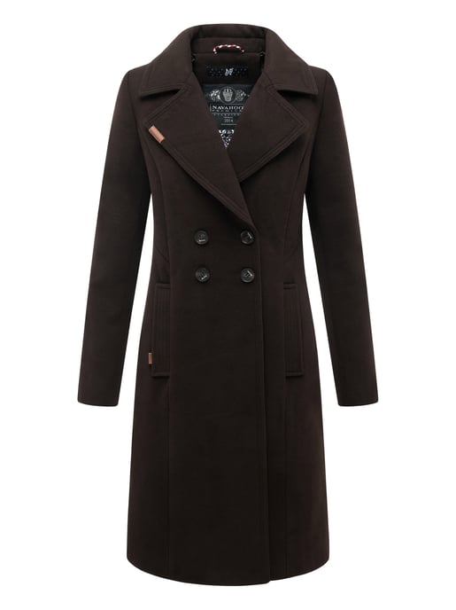Navahoo Dames Trenchcoat Wooly – Premium Wintermantel met Elegante Pasvorm - Image 1