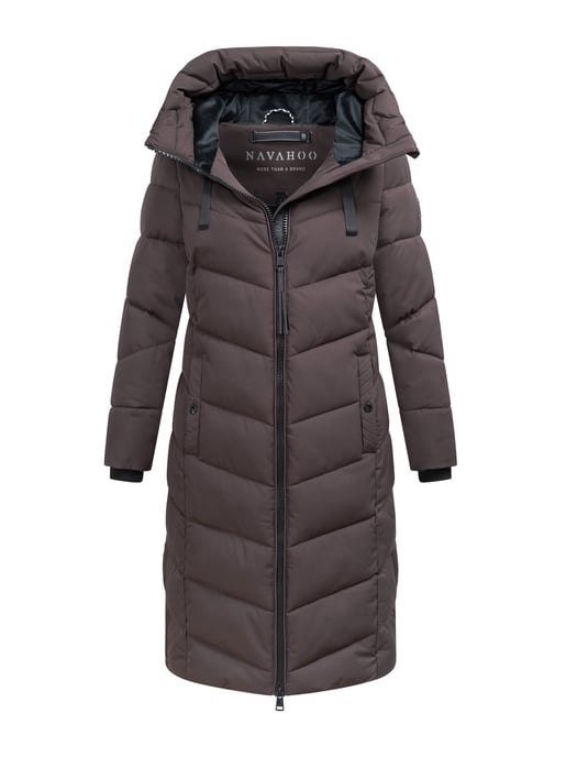 Navahoo Smacking Bear Women's Winter Quilted Coat – warm & elegant - Image 1