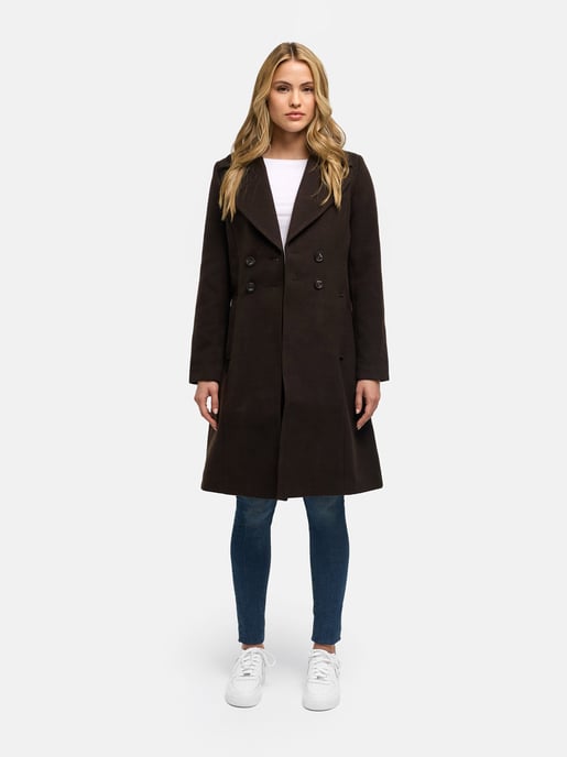 Navahoo Dames Trenchcoat Wooly – Premium Wintermantel met Elegante Pasvorm - Image 6