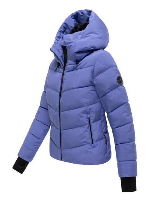 Marikoo women’s quilted jacket Yukanii with hood & feminine fit - Image 3