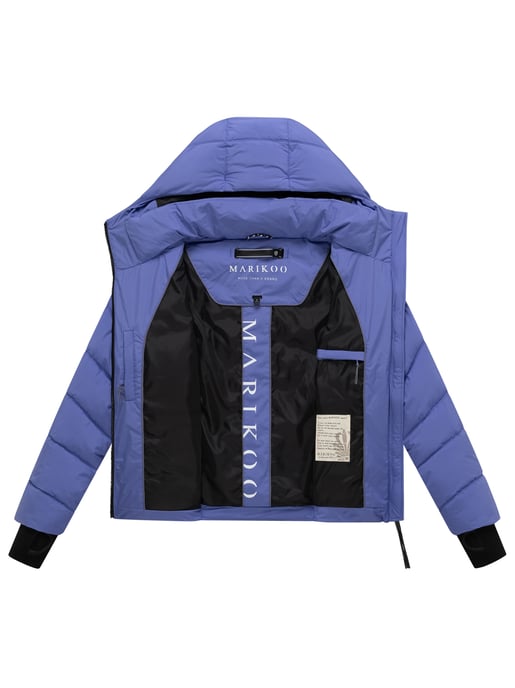 Marikoo women’s quilted jacket Yukanii with hood & feminine fit - Image 5