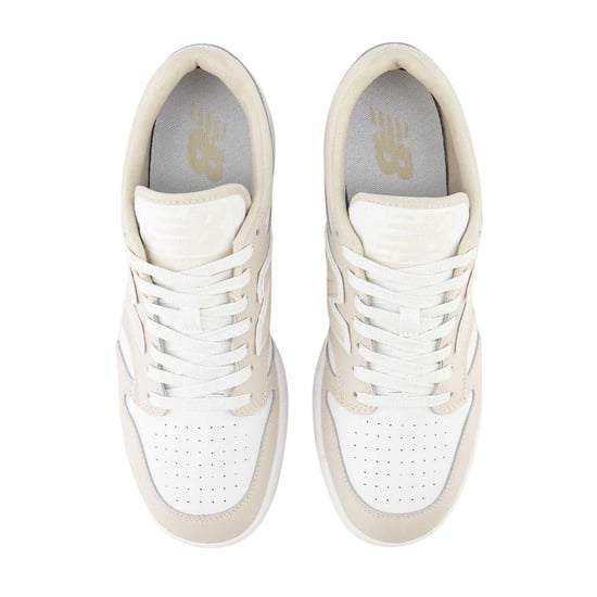 New Balance Leren sportschoenen voor dames, maat 480 (Wit/Beige) - Image 4