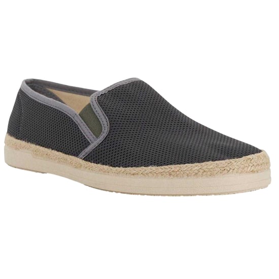 Dune London Mens Le Ferdo Textured Espadrilles (Grey) - Image 3
