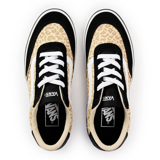 Vans Brooklyn canvas platformschoenen voor kinderen (Zwart/luipaard) - Image 4