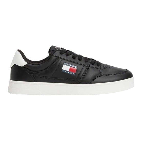 Tommy Jeans Heren The Greenwich-sportschoenen (Zwart, Wit) - Image 1