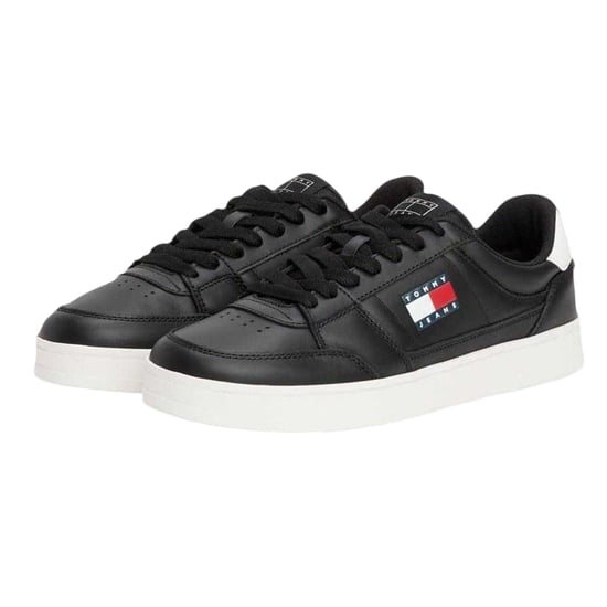 Tommy Jeans Heren The Greenwich-sportschoenen (Zwart, Wit) - Image 5