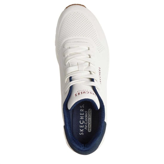 Skechers Mens Uno Stand On Air Skech-Air Trainers (White) - Image 3