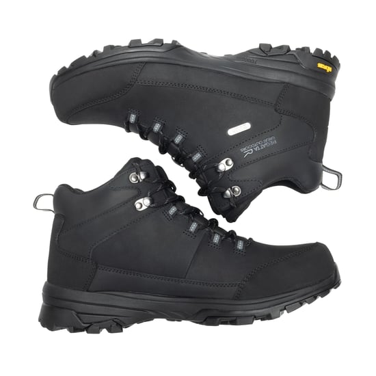 Regatta Mens Burrell Leather Walking Boots (Black) - Image 6
