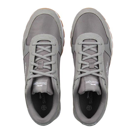 Slazenger Alford lage herensneakers (Grijs) - Image 3