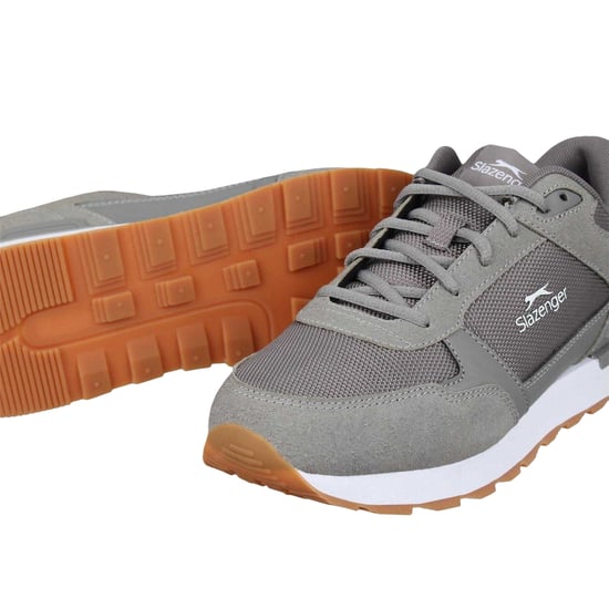 Slazenger Alford lage herensneakers (Grijs) - Image 4