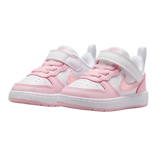 Nike Borough leren sportschoenen voor kinderen/jongeren (Wit/Roze) - Image 5