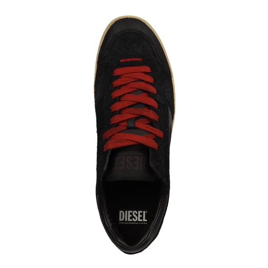 Diesel Heren S-Leroji leren sportschoenen (Zwart) - Image 3