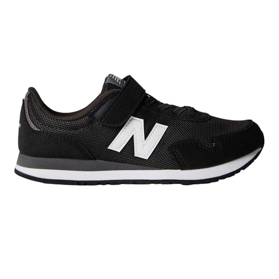 New Balance Kinder-/jeugdschoenen 323 Leren sportschoenen (Zwart, Wit) - Image 1